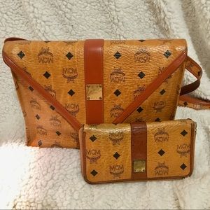 MCM handbag and wallet
